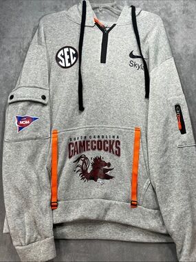 South Carolina Gamecocks SEC NCAA Utility Hoodie Gray Pullover